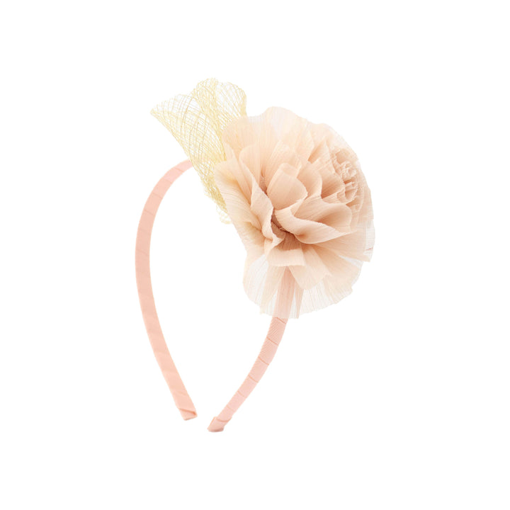 Oversize flower headband Kate | grapefruit sorbet