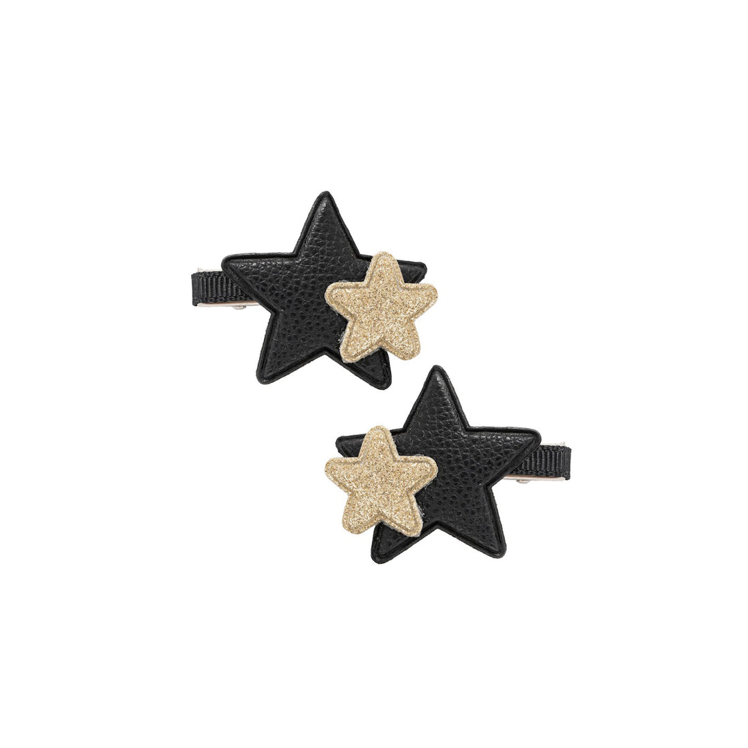 Double Star Clip Set Amira | Black Snake/Goldrush