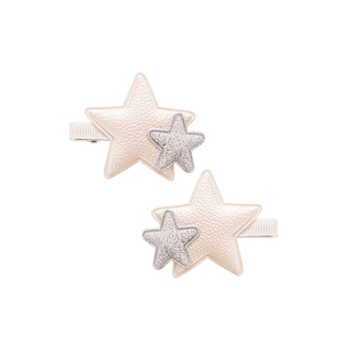 Double star clip set Amira | moonbeam/galaxy