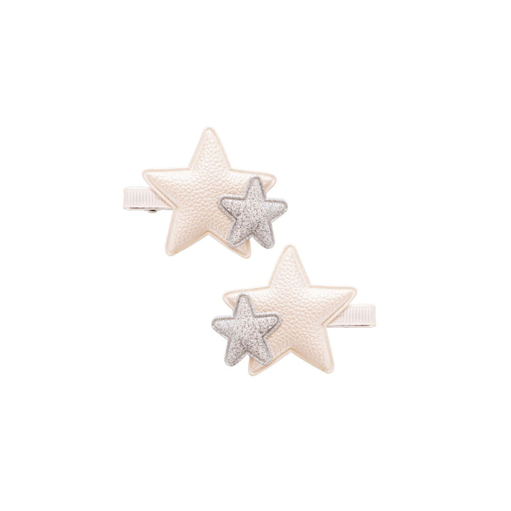 Double star clip set Amira | moonbeam/galaxy