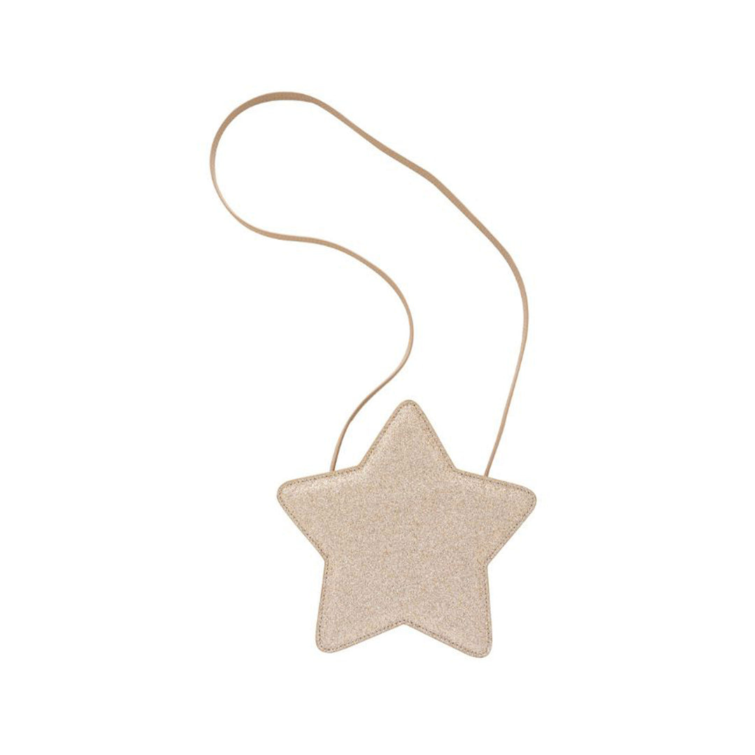 Glitter star bag | champagne gold