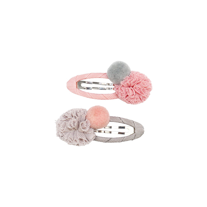 Pom Pom Snaps Lilou | rose petal/fog