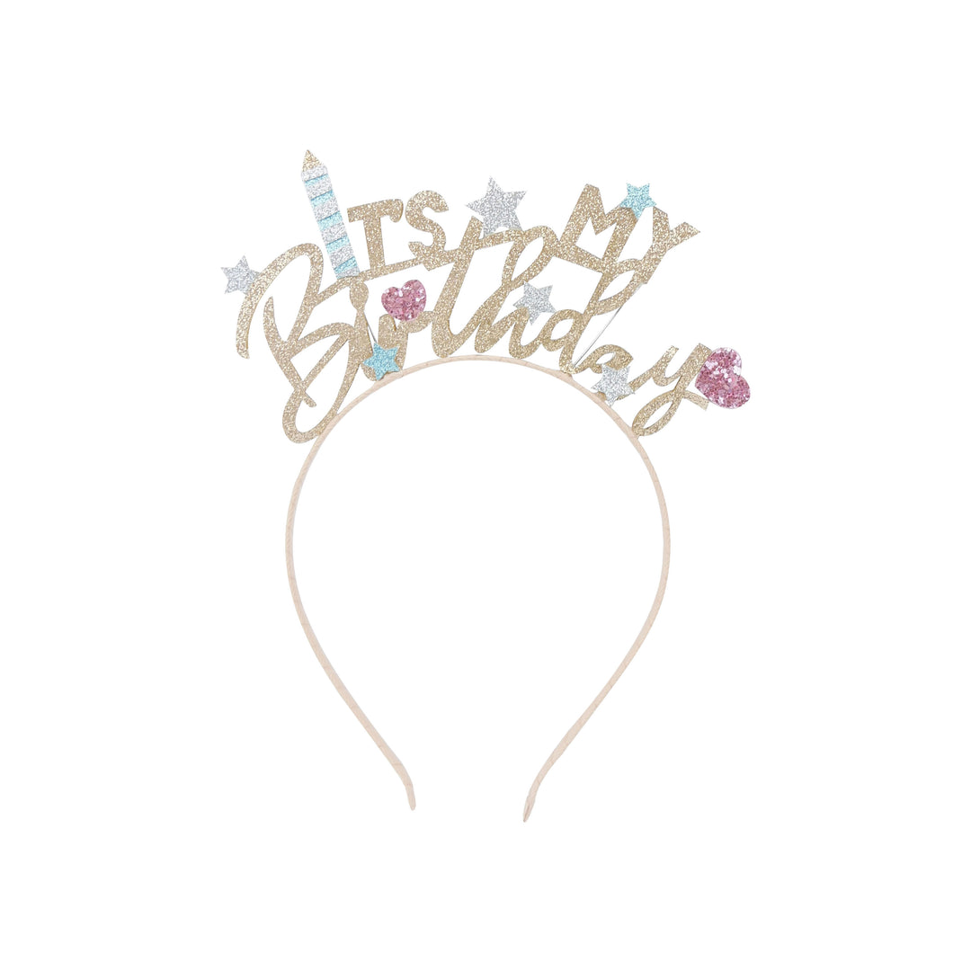 Tiara headband It's my Birthday | golden drizzle