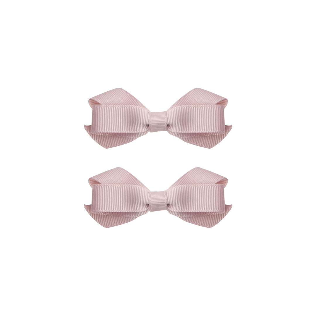 Large bow clips Meredith | Powder Petal