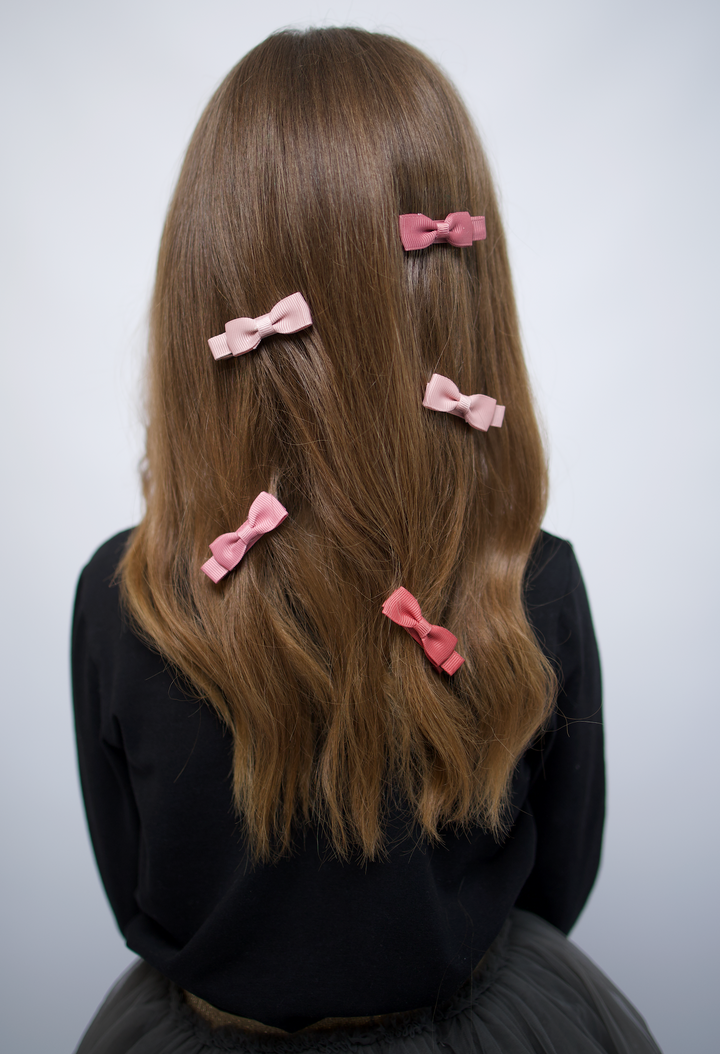 Mini bow clip set Averil | candy bar