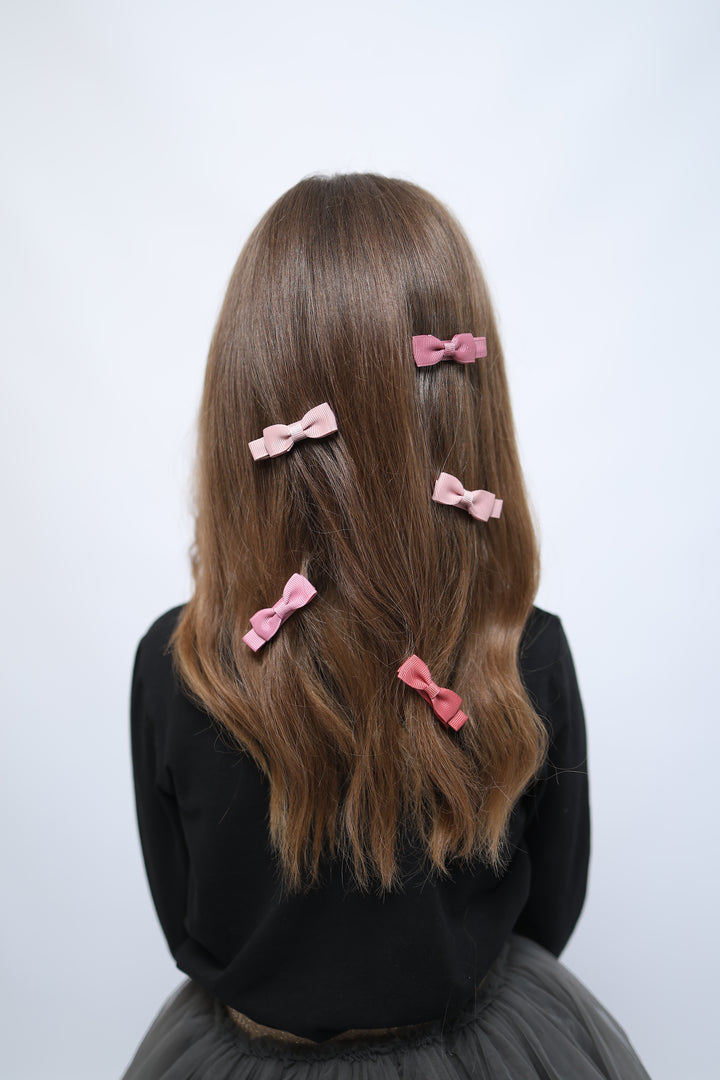 Mini bow clip set Averil | candy bar